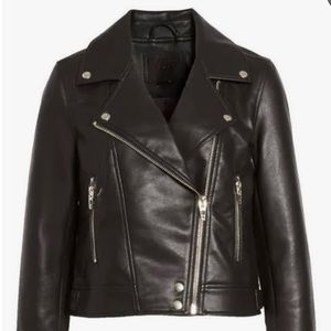 BLANKNYC Good Vibes Faux Leather Moto Jacket - NWOT